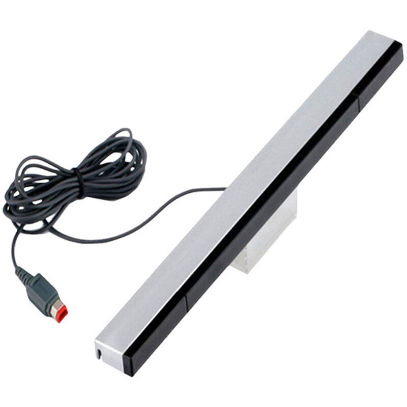 Kabelgebundener Infrarot-Bewegungssensor, Wii-Konsolen-Infrarot-Sensorleiste für Wii-Konsolen und Wii U-Sensor - Sollbry