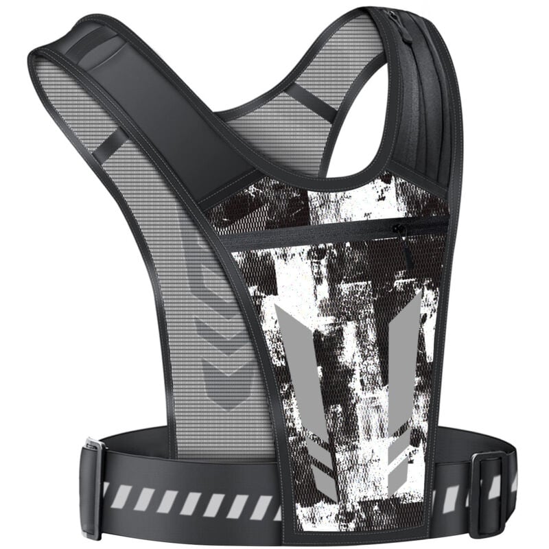 Sollbry - Kettle Brusttasche Herrenwesten Herren Tank Top Reflektierende Weste Herren Outdoor Weste Brust Herren Workout Tank Tops Herren Tank Tops