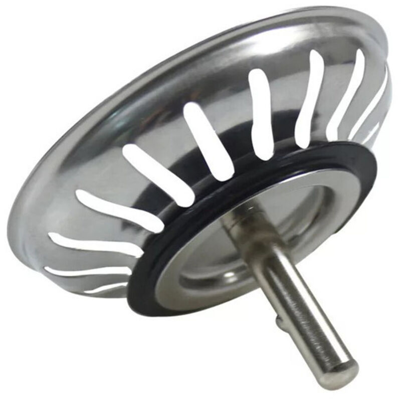 Sollbry - Küchenspüle-Stopper, Küchenspüle, Filter, Badezimmer-Spüle, Edelstahl, Badezimmer-Spüle, Filter, universeller Spüle-Stopper (80 mm)