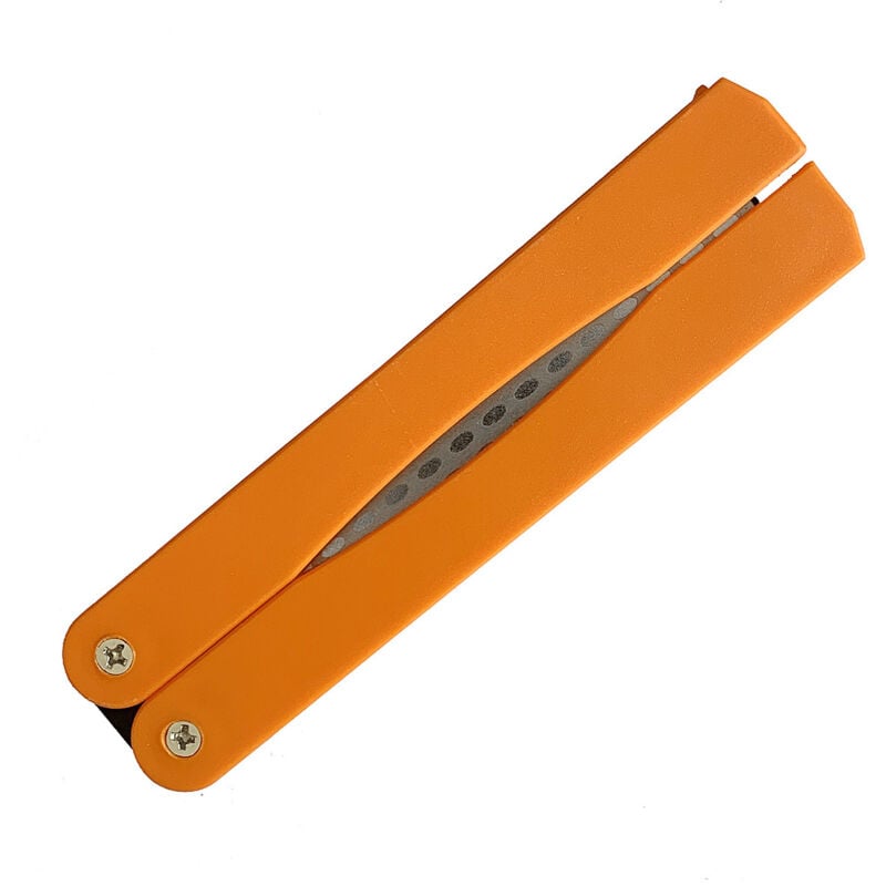 Sollbry - Messerschärfer, 400/600 Körnung, faltbarer Taschen-Diamantstein, doppelseitiger Diamantstein zum Schärfen von Küchenutensilien, Garten,