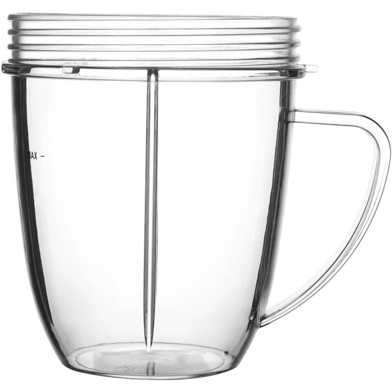 Mixer-Ersatzteile, 680 ml großer Becher, kompatibel mit NutriBullet 600 w und 900 w Mixer, Entsafter-Teile-Zubehör (NB18OZ Griffbecher) - Sollbry