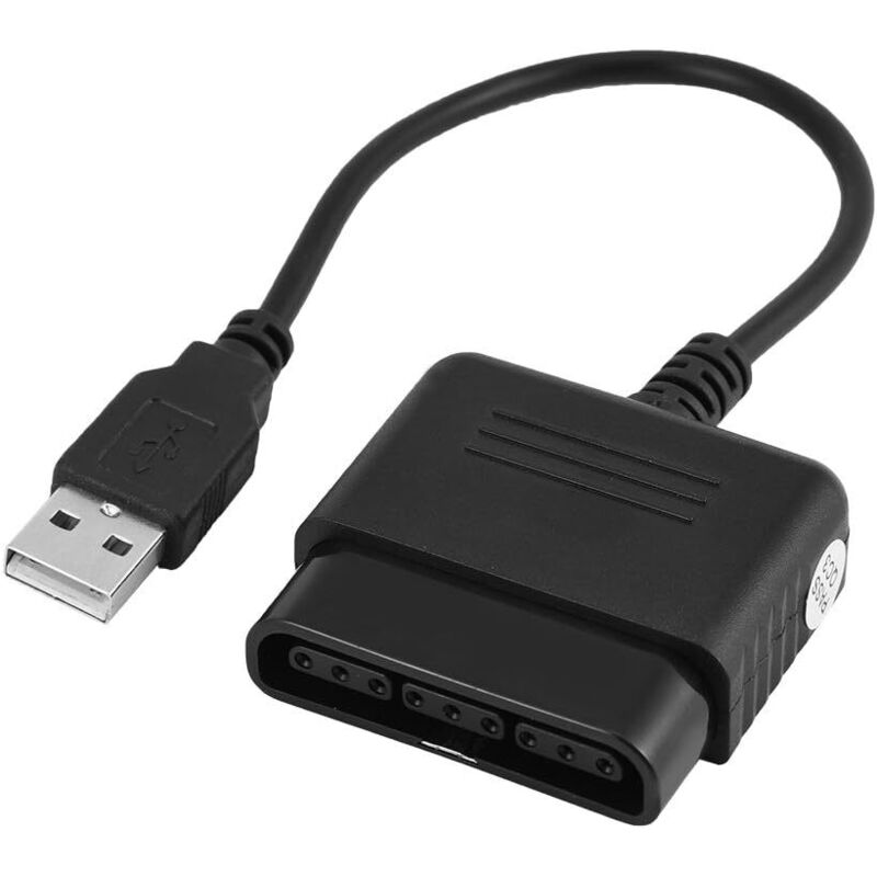 Sollbry - PS2-Controller-Konverter, PS2 zu PS3 PS2 zu USB-Controller-Adapter für pc oder PS3 PS1 PS2 Wireless Wired Controller, kompatibel WIN98 me