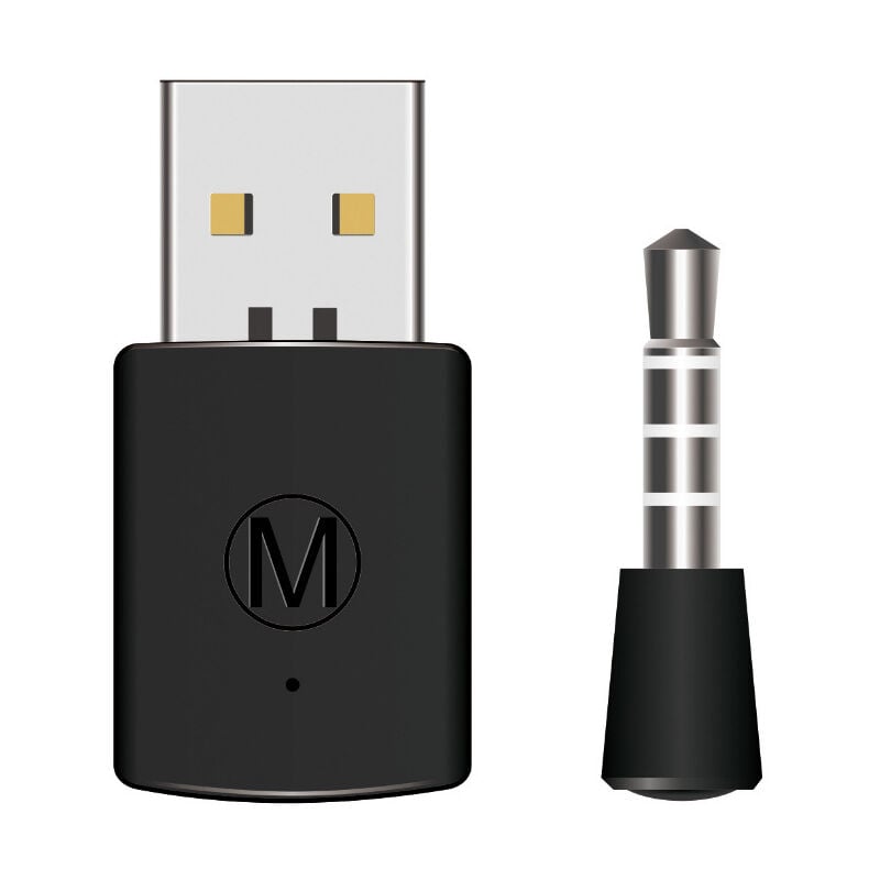 PS4-Bluetooth-Adapter – Bluetooth-Headsets-Adapter, Mini-USB 4.0, Mini-Funkmikrofon, Bluetooth-Dongle, USB-Adapter für PS4-Funk-Headset - Sollbry