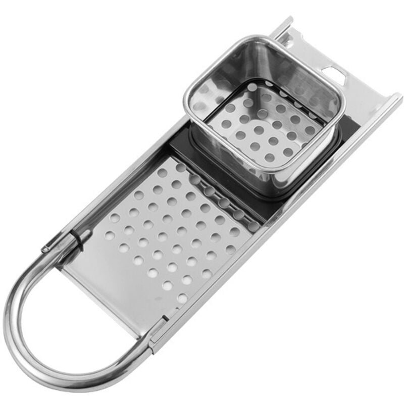 Reibe, Hobel mit Teigschieber, Edelstahl, spülmaschinenfestes Sieb, für Spaghetti, Knödel, Nudeln - Sollbry