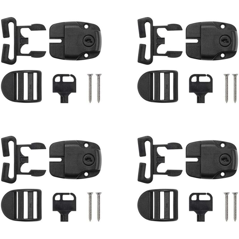 Sollbry - Sets Spa-Abdeckungsklammern, Spa-Abdeckungsriegel-Reparaturset mit Schraubenschlüssel und Schrauben, Zubehör, Spa-Abdeckungsriegel für