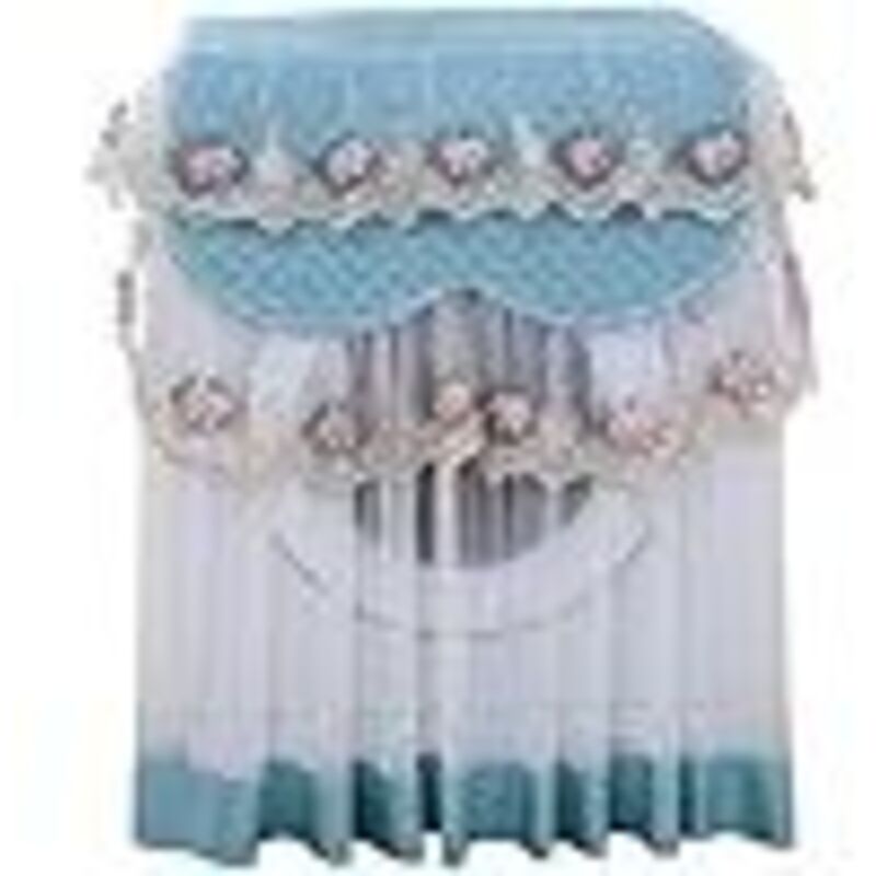 Spitze Rüschen Waschmaschine Abdeckung Blumenmuster Waschmaschine Abdeckung Auto Turbine Roller Staub Abdeckung - Sollbry