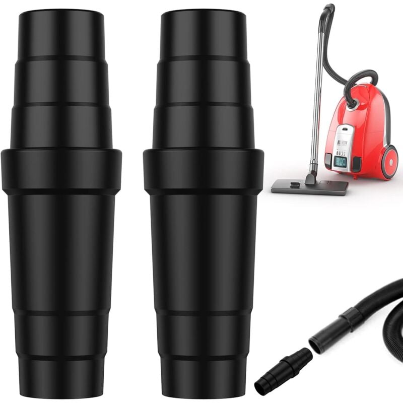 Staubsauger-Adapter, 2 Stück, Universal-Staubsauger-Adapter, professioneller, langlebiger Ersatzschlauch-Absaugadapter, für trockenen Haartrockner