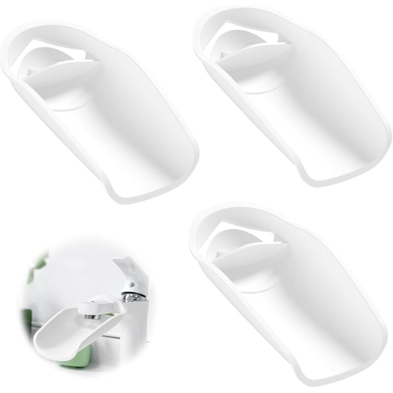 Sollbry - Stück Kinder-Wasserhahn-Verlängerung, Wasserhahn-Verlängerung, Silikon-Kinder-Wasserhahn-Verlängerung für die meisten Wasserhähne, Kinder,