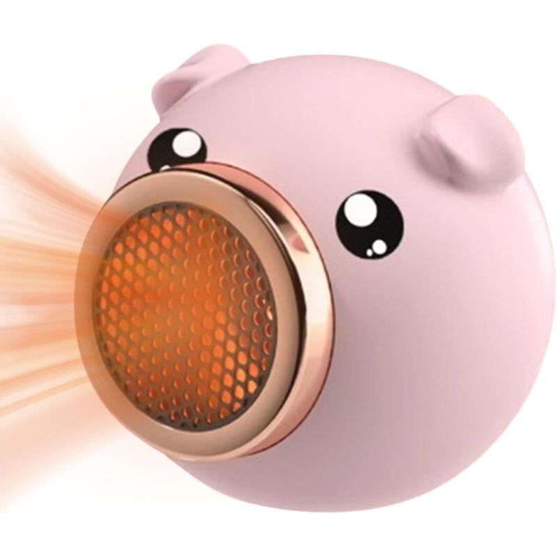 Sollbry - Tragbare Heizung, tragbare Heizung, hocheffiziente Lüfter-Desktop-Heizung, leise elektrische Heizung, schnelle Erwärmung für Schlafzimmer