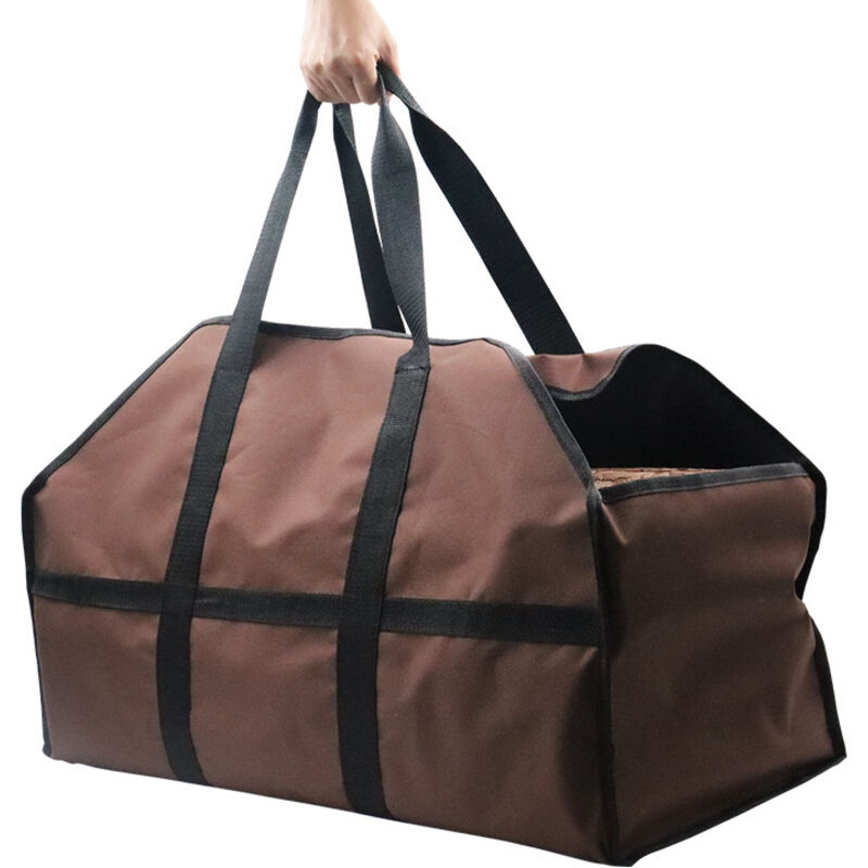 Tragetasche für Brennholz, extra groß, langlebig, ideal für Kamine, Holzöfen, Holzscheite, Camping, Landschaftsbau (61 x 30,5 x 25,4 cm) - Sollbry