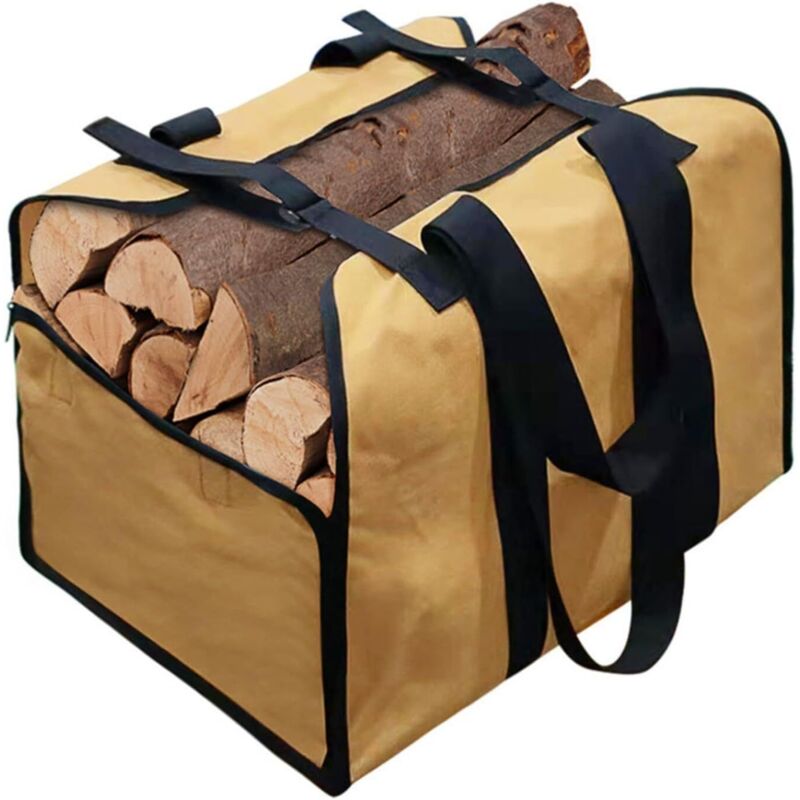 Tragetasche mit großer Kapazität, tragbare Aufbewahrungstasche für Brennholz, tragbare Aufbewahrungstasche für Brennholz, tragbare