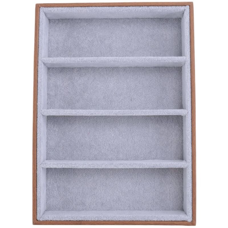 Tlily - Sonnenbrillen Display Brillen Etuis 4 Gitter Sonnenbrillen Display Box Brillen Display Schmuck Organizer Tablett -