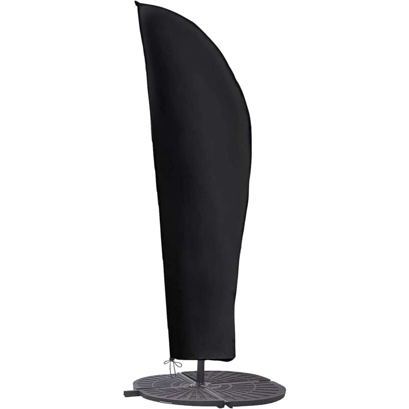 Sonnenschirm-Abdeckung, Gartenschirm-Abdeckung, UV-/winddichter/wasserdichter Oxford-Stoff-Schutzbezug, atmungsaktive Strand-Sonnenschirm-Abdeckung