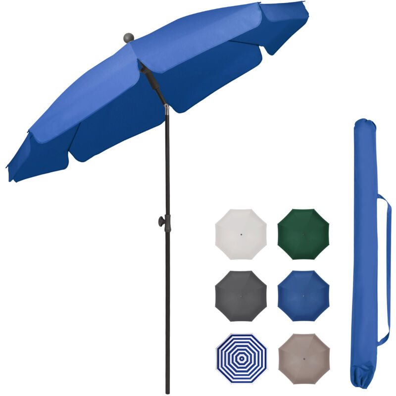 Sekey Sonnenschirm Balkon 180 cm Sonnenschirm mit Schutzhülle - für Balkon Garten & Terrasse - Neigungswinkel und Höhe verstellbar - UV-Schutz bis