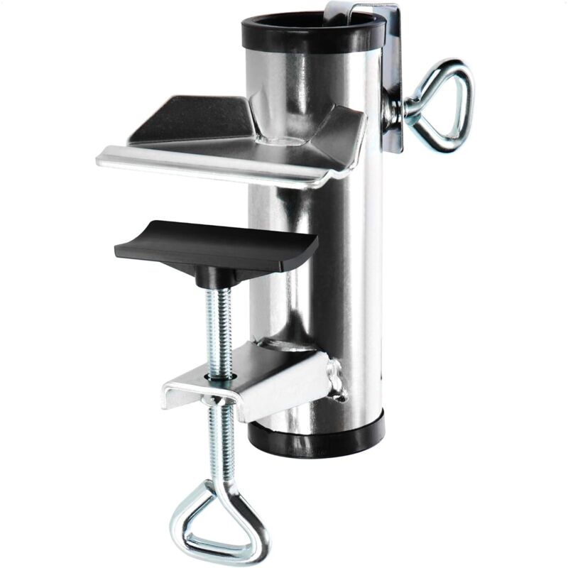 Sonnenschirmhalter aus Metall - Sonnenschirmständer für Balkon, Terrasse oder Tisch - XL Balkon-Sonnenschirmhalter (Ø 25-38mm) - JUSCH