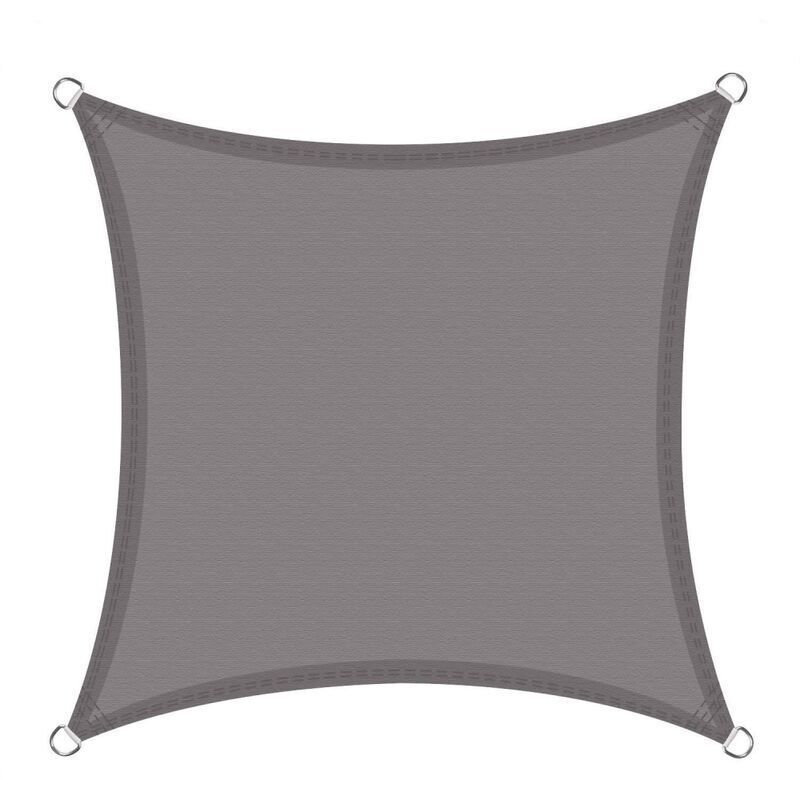 Sonnensegel 3x4 m Hitzeschutz Sonnensegel UV Sonnenschutz Sonnenschutz Terrasse Graphit – Grau