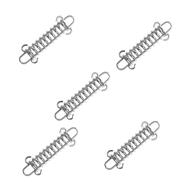 Sonnensegel-Befestigungen, 5 Stück Edelstahl-Zelt-Federseil-Schnalle, Garten-Segel-Befestigungsset, Sonnensegel-Befestigungsset,