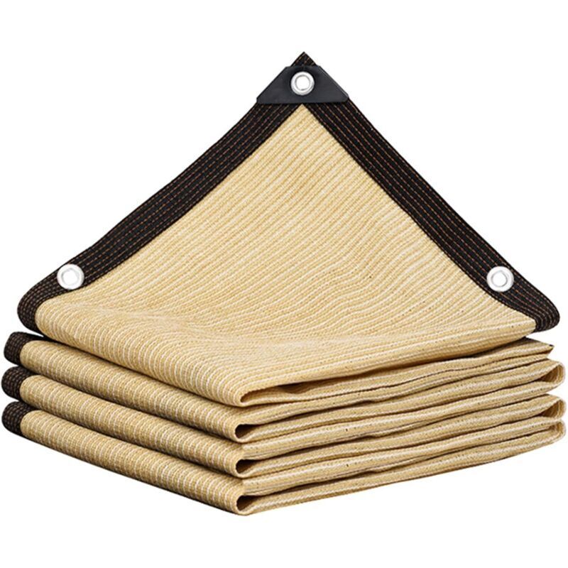 Sonnensegel für Terrasse, Sonnensegel für Pergola, Gartensonnensegel, Schattierungsnetz mit Perforationen 3 m x 4 m