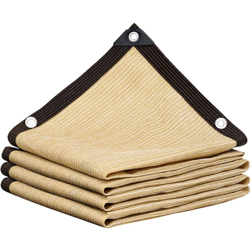 Jusch - Sonnensegel für Terrassensegel, Pergola-Schatten, Garten-Sonnensegel-Schattennetz mit Perforationen, 2 m x 4 m