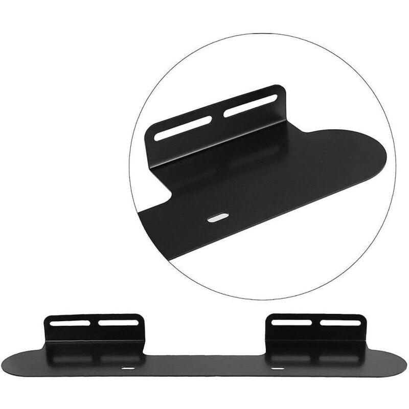 Sonos Beam Gen1 / Beam Gen2 Wandhalterung, Metallhalterung, Zubehör, Smart-Home-Lautsprecher-Rack (Sonos Beam Gen1 / Beam Gen2, Schwarz, Son-G2) 2) 2