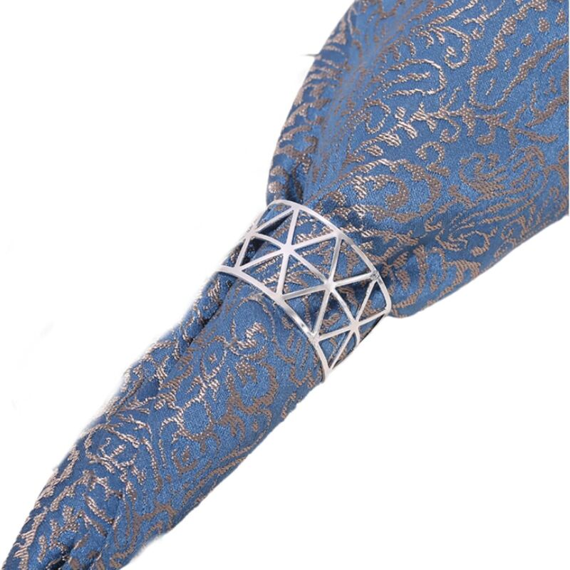 Tonchean - Sonstige Weihnachtsdeko Serviettenringe 6 Stück Serviettenringe Serviettenschnallen Metall für Weihnachtstischdeko Taufe Geburtstag