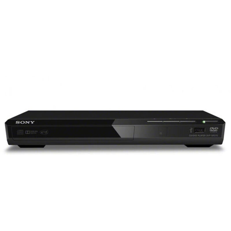 Sony DVPSR370B - DVD Player de mit USB, CD-R/RW, DVD+RW/+R/+R/+R DL, DVD-RW/-R/-R/-R DL (einschließlich DVD de 8 cm), JPEG, mp3, MPEG-4, WMA, AAC und