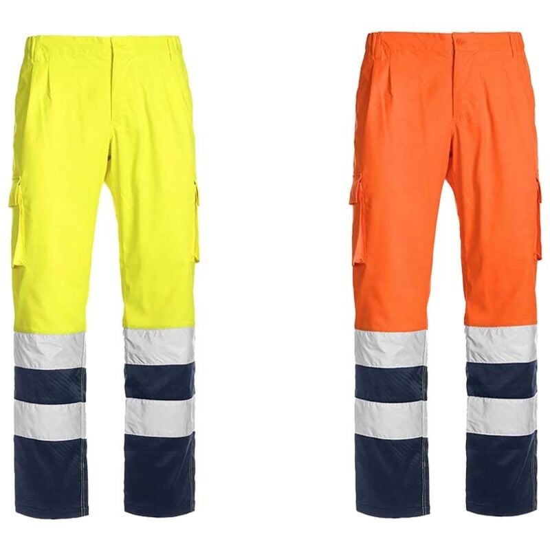 Sottozero H.V. Warnschutz-Arbeitshose Strecke 1590 - L - Gelb
