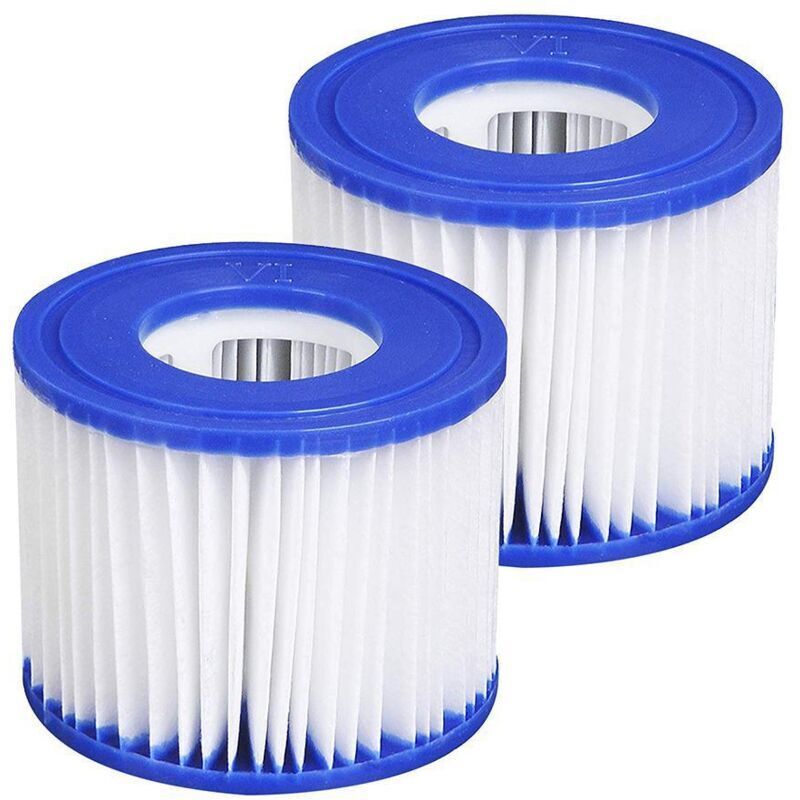 Ymyny - Spa-Filter für Bestway 58323, Filterkartusche Größe 6 für Lay-Z-Spa, für Monaco, für Miami, für Vegas (4 Stück) mumu
