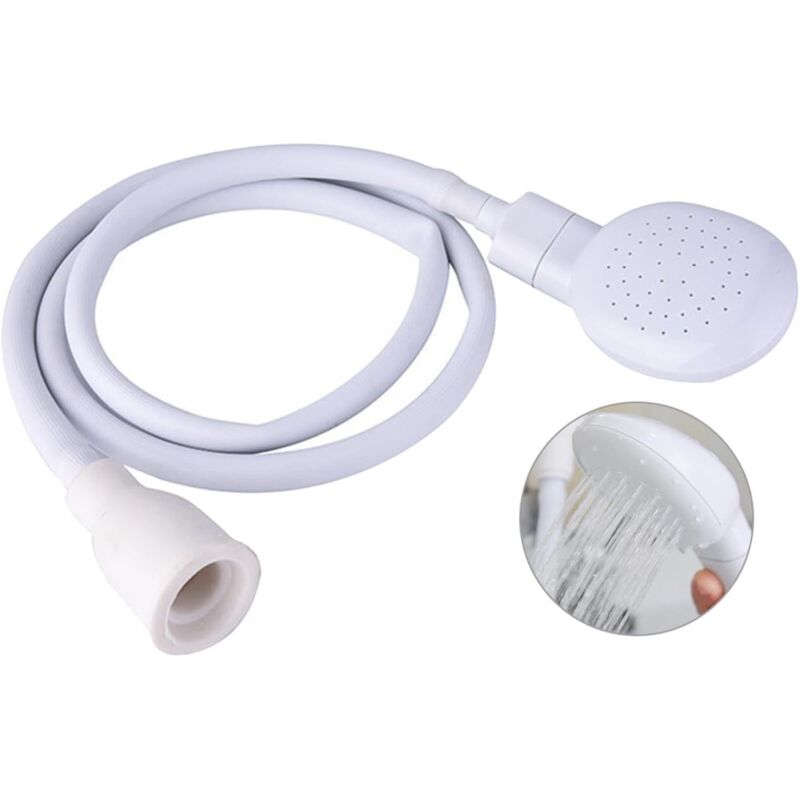 KZQ - Spezielle Wasserhahnbrause - Anschluss an den Waschbeckenhahn - ermöglicht Ihnen das Haarespülen wie beim Friseur- Einfach zu bedienen