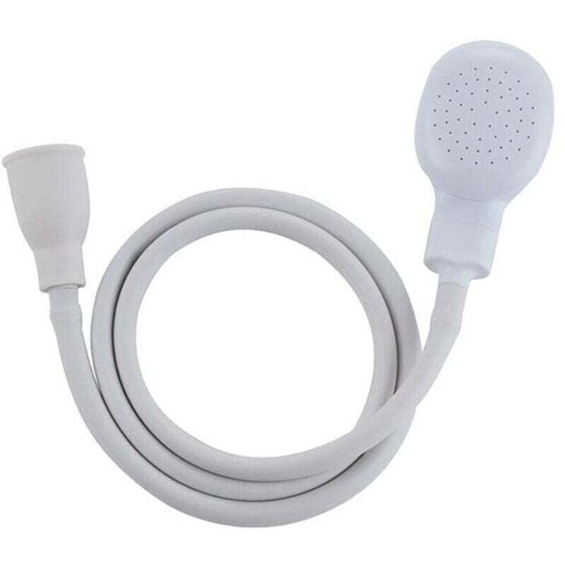 Spezieller Wasserhahn-Duschkopf – zum Anschluss an den Wasserhahn des Waschbeckens – ermöglicht Ihnen das Ausspülen Ihrer Haare wie beim Friseur –