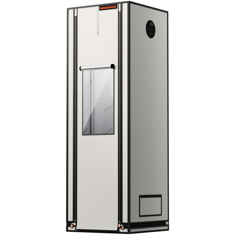 Spider Farmer Growzelt Pflanzenzelt 60X60X180cm Indoor Grow Tent 2000D Mylar Box