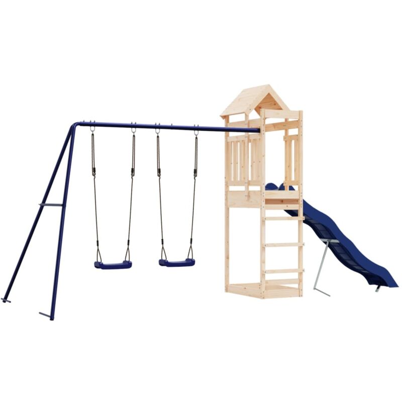 Spielturm Massivholz Kiefer vidaXL