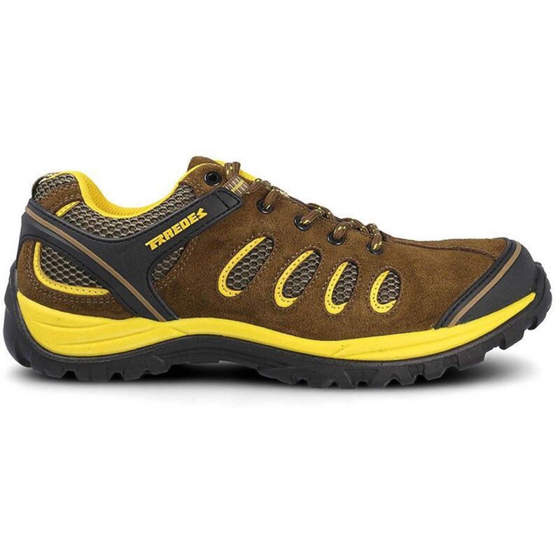 Paredes Radio S1P Src Sicherheitsschuhe braun gelb