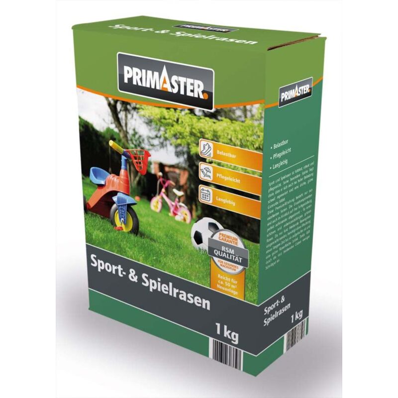 Sport- und Spielrasen 1 kg für ca. 50 m² Sport-u.Spielrasen - Primaster