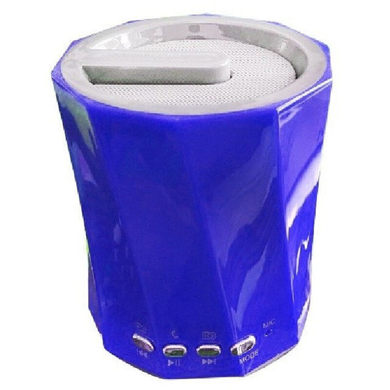 Trade Shop Traesio - Trade Shop - lautsprecher bluetooth MP3 freisprechfunk led micro sd fm radio lautsprecher WS-Y89B -