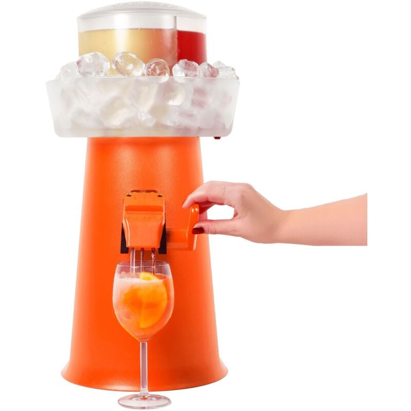 SPRIZZER die innovative Maschine für einen perfekten Spritz in 5 Sekunden direkt im Glas Ohne Strom oder Batterien Ideale Maschine für die