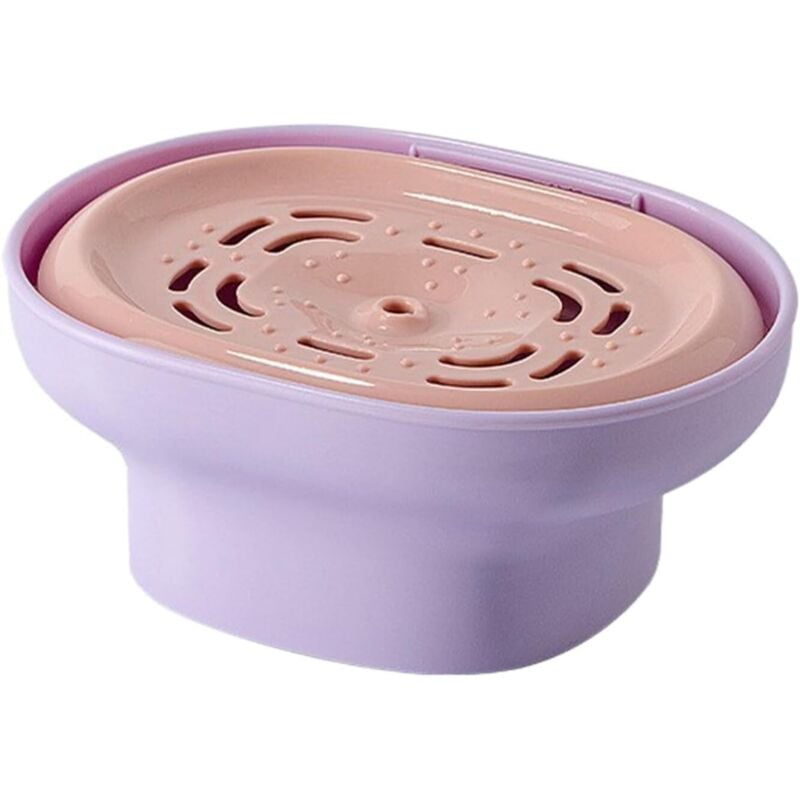 Spülmittelspender, Schaumstoffschale, Schnellablaufsystem, Seifenschale für Spülbecken, kompakter Organizer für Studentenwohnheim, Wohnung, Haus,