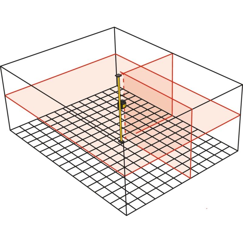 Stabila - lax 400 Multilinien-Laser - mit Laser-Teleskopstange lt 30 - 18863