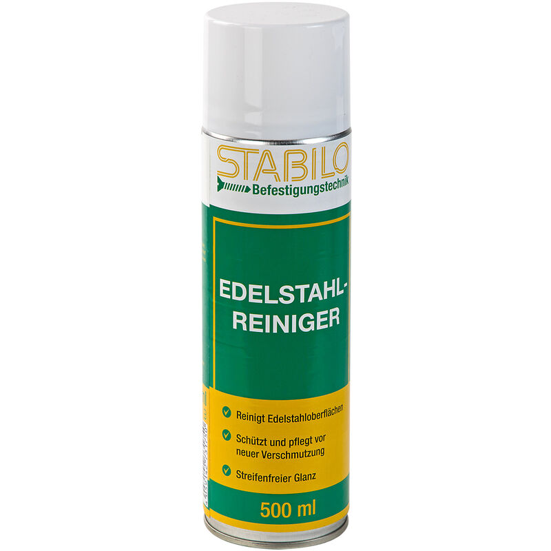 Stabilo Befestigungstechnik - Stabilo Edelstahlreiniger 500 ml Edelstahlpflege va Reiniger Edelstahl Pflege