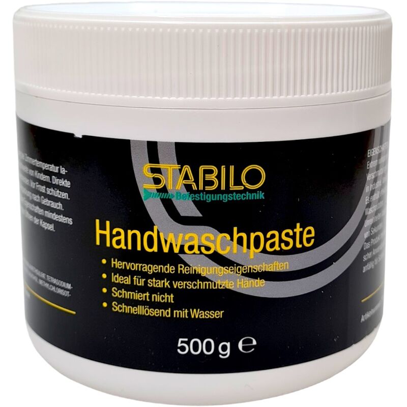 Stabilo Befestigungstechnik - Stabilo Handwaschpaste 500ml Dose für starke Verschmutzungen in der Werkstatt