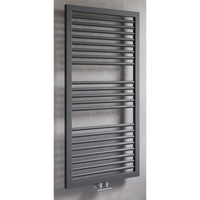 Stabilo-sanitaer - Stabilo-Sanitär Badheizkörper Jackson 823x600 Mittel/gerade anthrazit