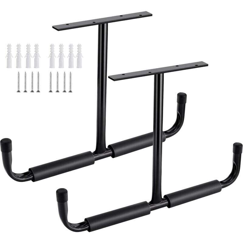 Stahl-Deckenaufbewahrungshaken für Garagen, robustes Aufbewahrungssystem zum Aufhängen von Holz, Fahrrädern, Werkzeugen, Bauholz,