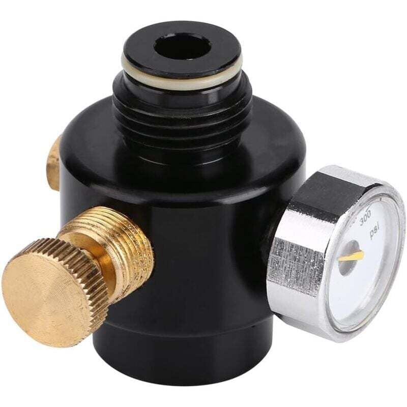 KZQ - Stahllegierung CO2-Druckregler Co2 & Compress, Luftdruckregler, Gasregler 0-300 psi a