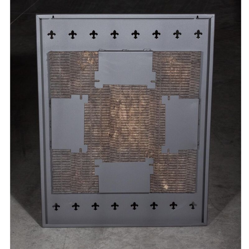 Stahlplatte zum Schutz der Wand bei Nutzung von Kaminofen Holzofen