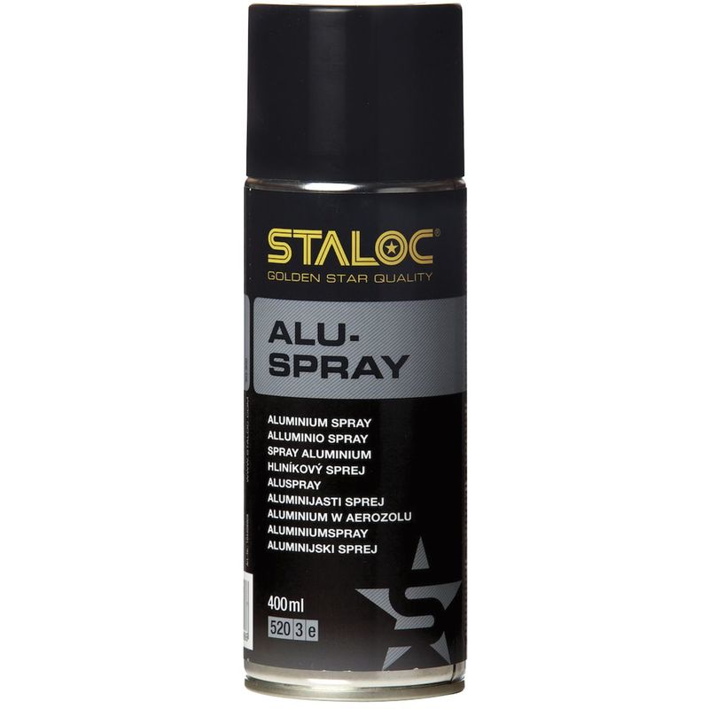 Alu-Spray Aluminium-Spray 100% Alu-Pigment 400 ml - Staloc