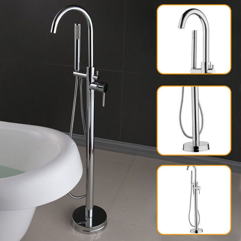 Standarmatur Standarmatur für Badewanne Handbrause Badewanne