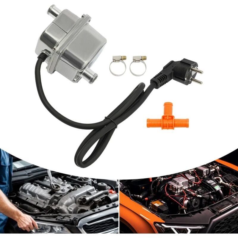 Standheizung, Autovorwärmer 220-240V 1500W Automatisch Pumpe Heizung Kühlmittel Heizung Parkplatz Vorwärmer, Profi Motorvorwärmer für alle Arten von