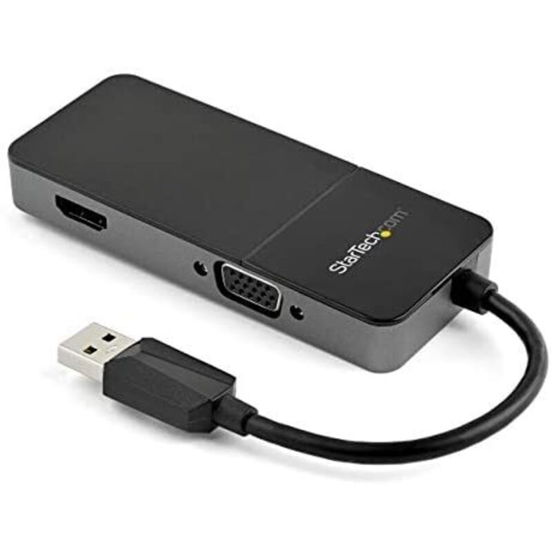 Startech.comusb 3.0 zu hdmi oder vga adapter - externe 4k 30hz video und grafikkarte für mac und windows - multiport dongle,3 jahre