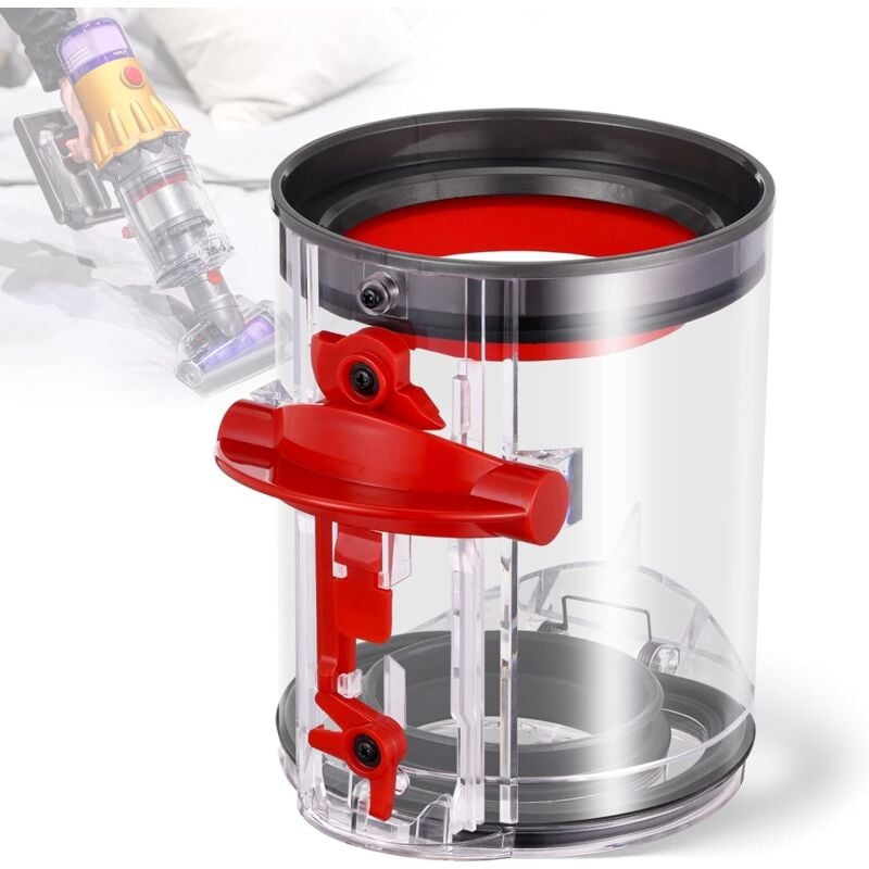 Staubbehälter für Dyson V12 SV18 SV20 – Detect Slim V10 Digital Slim Ersatzteile, Slim Bin Assembly Teile-Nr. 965272-01 Sonstiges Staubsaugerzubehör
