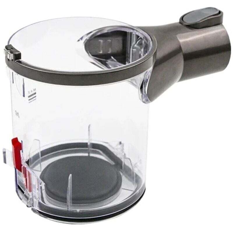 Staubbehälter für Dyson V6 DC58 DC59 DC62 DC72 DC74 Staubsauger, Interface-Behälter-Ersatzteil, Auffangbehälter-Ersatz für Akku-Staubsauger,
